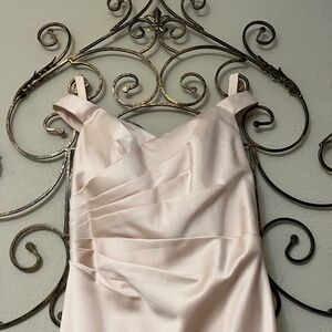Elegant Champagne Evening Dress